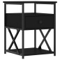 vidaXL Nachttisch Schwarz 40x42x55 cm Holzwerkstoff vidaXL Nachttisch Schwarz 40x42x55 cm Holzwerkstoff