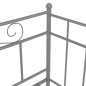 vidaXL Ausziehsofa Bettgestell Grau Metall 90x200 cm vidaXL Ausziehsofa Bettgestell Grau Metall 90x200 cm