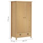 vidaXL Kleiderschrank mit 2 Türen Hill 89x50x170 cm Massivholz Kiefer vidaXL Kleiderschrank mit 2 Türen Hill 89x50x170 cm Massivholz Kiefer