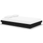 vidaXL Massivholzbett Schwarz 120x190 cm vidaXL Massivholzbett Schwarz 120x190 cm