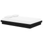 vidaXL Massivholzbett Schwarz 120x190 cm vidaXL Massivholzbett Schwarz 120x190 cm