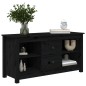 vidaXL TV-Schrank Schwarz 103x36,5x52 cm Massivholz Kiefer vidaXL TV-Schrank Schwarz 103x36,5x52 cm Massivholz Kiefer
