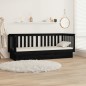 vidaXL Tagesbett Schwarz 75x190 cm Massivholz Kiefer vidaXL Tagesbett Schwarz 75x190 cm Massivholz Kiefer