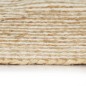 vidaXL Teppich Handgefertigt Jute mit Spiralen-Design Weiß 120 cm vidaXL Teppich Handgefertigt Jute mit Spiralen-Design Weiß 120 cm