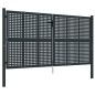 Gartentor Anthrazit 300x200 cm Stahl Gartentor Anthrazit 300x200 cm Stahl