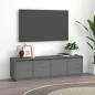 vidaXL TV-Schrank Grau 156x37x45 cm Massivholz Kiefer vidaXL TV-Schrank Grau 156x37x45 cm Massivholz Kiefer