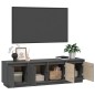 vidaXL TV-Schrank Grau 156x37x45 cm Massivholz Kiefer vidaXL TV-Schrank Grau 156x37x45 cm Massivholz Kiefer