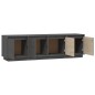vidaXL TV-Schrank Grau 156x37x45 cm Massivholz Kiefer vidaXL TV-Schrank Grau 156x37x45 cm Massivholz Kiefer