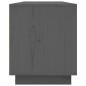 vidaXL TV-Schrank Grau 156x37x45 cm Massivholz Kiefer vidaXL TV-Schrank Grau 156x37x45 cm Massivholz Kiefer
