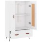 vidaXL Highboard Hochglanz-Weiß 69,5x31x115 cm Holzwerkstoff vidaXL Highboard Hochglanz-Weiß 69,5x31x115 cm Holzwerkstoff
