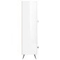 vidaXL Highboard Hochglanz-Weiß 69,5x31x115 cm Holzwerkstoff vidaXL Highboard Hochglanz-Weiß 69,5x31x115 cm Holzwerkstoff