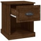 vidaXL Nachttisch Braun Eichen-Optik 39x39x47,5 cm Holzwerkstoff vidaXL Nachttisch Braun Eichen-Optik 39x39x47,5 cm Holzwerkstoff