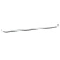 vidaXL Gardinenstangen 2 Stk. Weiß und Silbern 60-105 cm Aluminium vidaXL Gardinenstangen 2 Stk. Weiß und Silbern 60-105 cm Aluminium