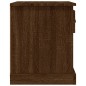 vidaXL Nachttisch Braun Eichen-Optik 39x39x47,5 cm Holzwerkstoff vidaXL Nachttisch Braun Eichen-Optik 39x39x47,5 cm Holzwerkstoff