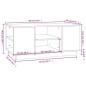 vidaXL Couchtisch Grau 90x49x40,5 cm Massivholz Kiefer vidaXL Couchtisch Grau 90x49x40,5 cm Massivholz Kiefer