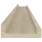 vidaXL Wandregale 4 Stk. Sonoma-Eiche 100x9x3 cm vidaXL Wandregale 4 Stk. Sonoma-Eiche 100x9x3 cm