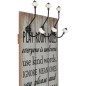 vidaXL Wandgarderobe mit 6 Haken 120 x 40 cm "THANK YOU" vidaXL Wandgarderobe mit 6 Haken 120 x 40 cm "THANK YOU"