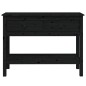 vidaXL Konsolentisch Schwarz 100x35x75 cm Massivholz Kiefer vidaXL Konsolentisch Schwarz 100x35x75 cm Massivholz Kiefer