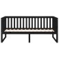 vidaXL Tagesbett Schwarz 90x190 cm Massivholz Kiefer vidaXL Tagesbett Schwarz 90x190 cm Massivholz Kiefer