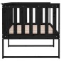 vidaXL Tagesbett Schwarz 90x190 cm Massivholz Kiefer vidaXL Tagesbett Schwarz 90x190 cm Massivholz Kiefer