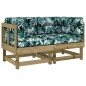 vidaXL Ecksofas mit Kissen 2 Stk. Kiefernholz Imprägniert vidaXL Ecksofas mit Kissen 2 Stk. Kiefernholz Imprägniert