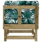 vidaXL Ecksofas mit Kissen 2 Stk. Kiefernholz Imprägniert vidaXL Ecksofas mit Kissen 2 Stk. Kiefernholz Imprägniert