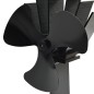 vidaXL Ofenventilator Wärmebetrieben 3 Blätter Schwarz vidaXL Ofenventilator Wärmebetrieben 3 Blätter Schwarz