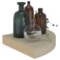 vidaXL Eck-Schweberegale 2 Stk. Eichefarben 25x25x3,8 cm MDF vidaXL Eck-Schweberegale 2 Stk. Eichefarben 25x25x3,8 cm MDF
