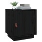vidaXL Nachttische 2 Stk. Schwarz 40x34x45 cm Massivholz Kiefer vidaXL Nachttische 2 Stk. Schwarz 40x34x45 cm Massivholz Kiefer