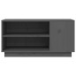 vidaXL TV-Schrank Grau 80x35x40,5 cm Massivholz Kiefer vidaXL TV-Schrank Grau 80x35x40,5 cm Massivholz Kiefer