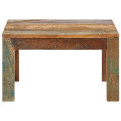vidaXL Couchtisch 60x60x35 cm Altholz Massiv