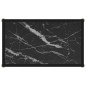 vidaXL Konsolentisch Schwarz 60x35x75 cm Hartglas vidaXL Konsolentisch Schwarz 60x35x75 cm Hartglas