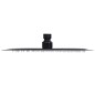 vidaXL Regenbrause Edelstahl 25 cm Rund Schwarz vidaXL Regenbrause Edelstahl 25 cm Rund Schwarz
