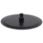 vidaXL Regenbrause Edelstahl 25 cm Rund Schwarz vidaXL Regenbrause Edelstahl 25 cm Rund Schwarz