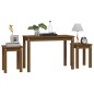 vidaXL Satztische 3 Stk. Honigbraun Massivholz Kiefer vidaXL Satztische 3 Stk. Honigbraun Massivholz Kiefer