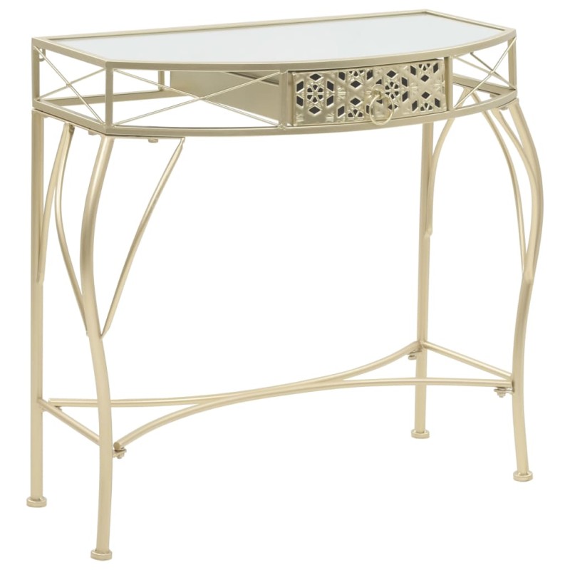 vidaXL Beistelltisch Französischer Stil Metall 82x39x76 cm Golden vidaXL Beistelltisch Französischer Stil Metall 82x39x76 cm Golden