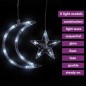 vidaXL Lichterketten Stern und Mond Fernbedienung 345 LED Kaltweiß vidaXL Lichterketten Stern und Mond Fernbedienung 345 LED Kaltweiß
