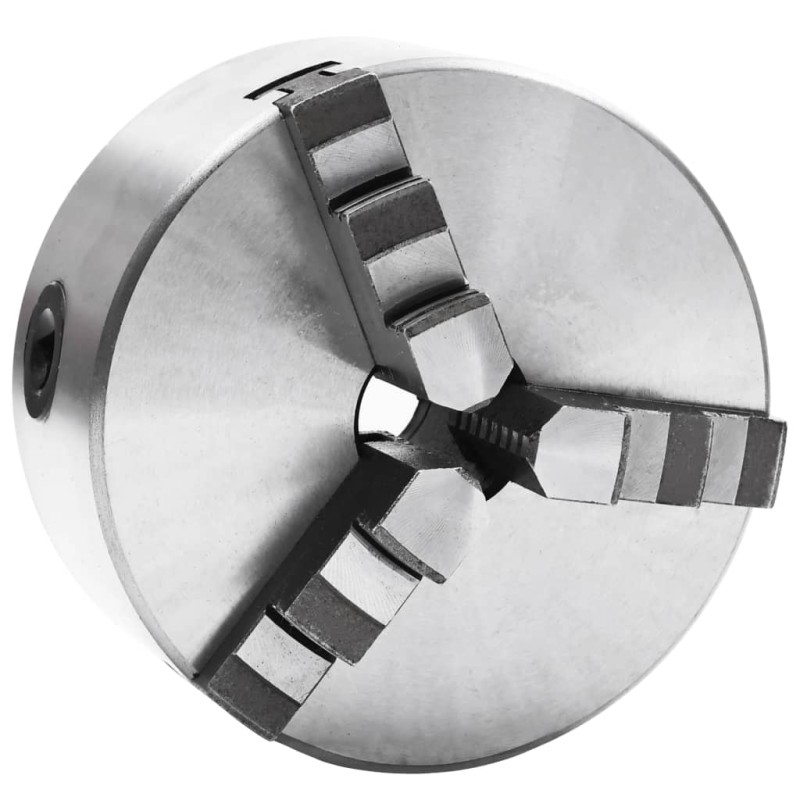 vidaXL 3-Backen-Drehfutter Selbstzentrierend 125 mm Stahl vidaXL 3-Backen-Drehfutter Selbstzentrierend 125 mm Stahl