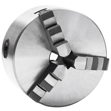 vidaXL 3-Backen-Drehfutter Selbstzentrierend 125 mm Stahl 