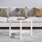 vidaXL Couchtisch Weiß Ø 62,5x45 cm Massivholz Kiefer vidaXL Couchtisch Weiß Ø 62,5x45 cm Massivholz Kiefer