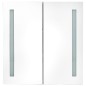 vidaXL LED-Spiegelschrank fürs Bad Grau 62x14x60 cm vidaXL LED-Spiegelschrank fürs Bad Grau 62x14x60 cm