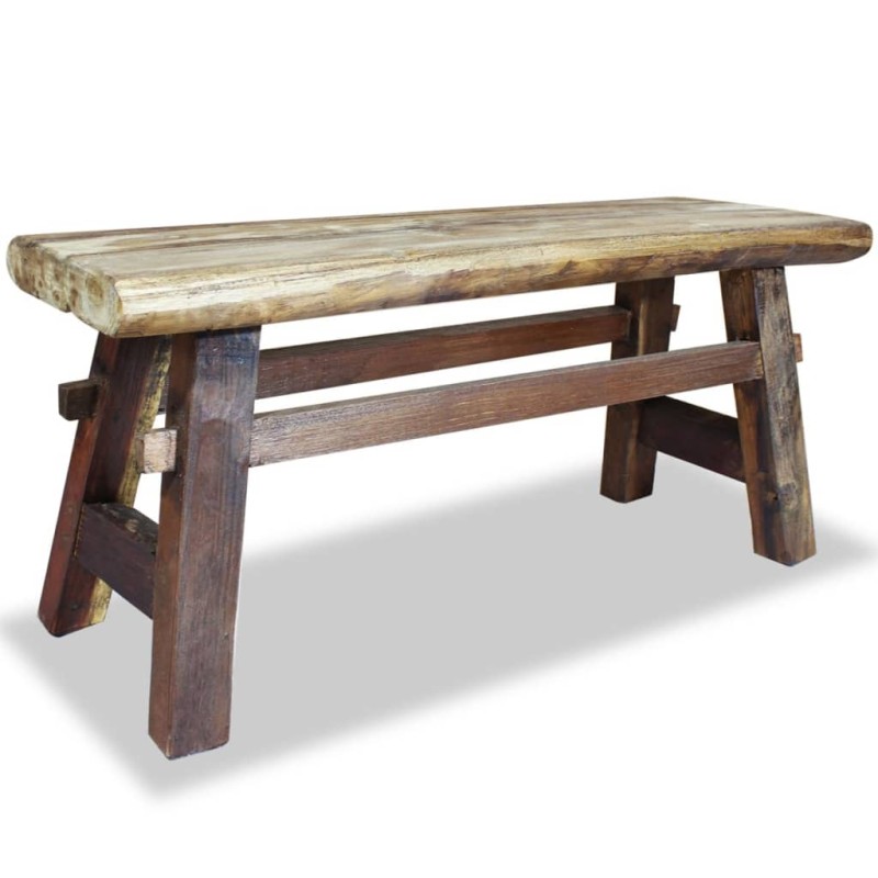 vidaXL Bank Altholz Massiv 100 x 28 x 43 cm vidaXL Bank Altholz Massiv 100 x 28 x 43 cm