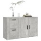 vidaXL Sideboard Betongrau 100x33x59,5 cm Holzwerkstoff vidaXL Sideboard Betongrau 100x33x59,5 cm Holzwerkstoff