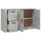 vidaXL Sideboard Betongrau 100x33x59,5 cm Holzwerkstoff vidaXL Sideboard Betongrau 100x33x59,5 cm Holzwerkstoff