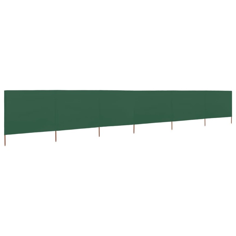 vidaXL 6-teiliges Windschutzgewebe 800 x 80 cm Grün vidaXL 6-teiliges Windschutzgewebe 800 x 80 cm Grün