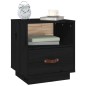 vidaXL Nachttische 2 Stk. Schwarz 40x34x45 cm Massivholz Kiefer vidaXL Nachttische 2 Stk. Schwarz 40x34x45 cm Massivholz Kiefer