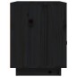 vidaXL Nachttische 2 Stk. Schwarz 40x34x45 cm Massivholz Kiefer vidaXL Nachttische 2 Stk. Schwarz 40x34x45 cm Massivholz Kiefer