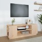 vidaXL TV-Schrank 110x35x40,5 cm Massivholz Kiefer vidaXL TV-Schrank 110x35x40,5 cm Massivholz Kiefer