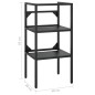vidaXL Badezimmer Waschtischgestell Schwarz 40x38x83 cm Eisen vidaXL Badezimmer Waschtischgestell Schwarz 40x38x83 cm Eisen