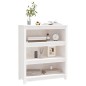 vidaXL Bücherregal Weiß 80x35x97 cm Massivholz Kiefer vidaXL Bücherregal Weiß 80x35x97 cm Massivholz Kiefer